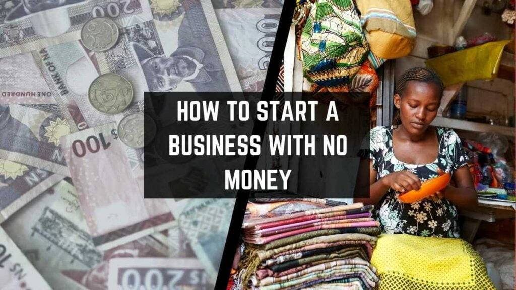 How to start a business with no money