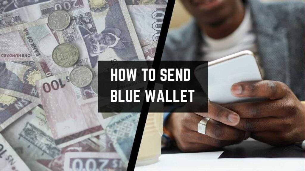 How to send blue wallet