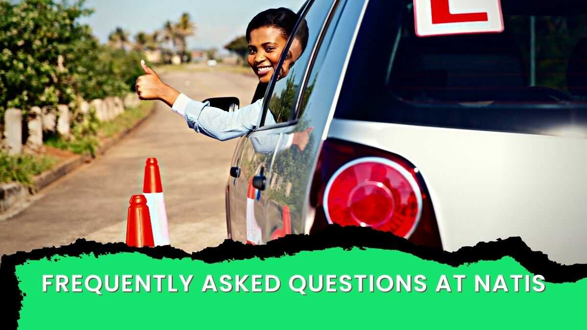 Frequently asked questions at NaTIS