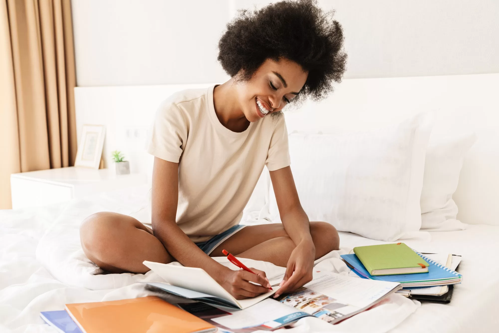 Smiling young african girl studying | Ohorongo Bursary Scheme