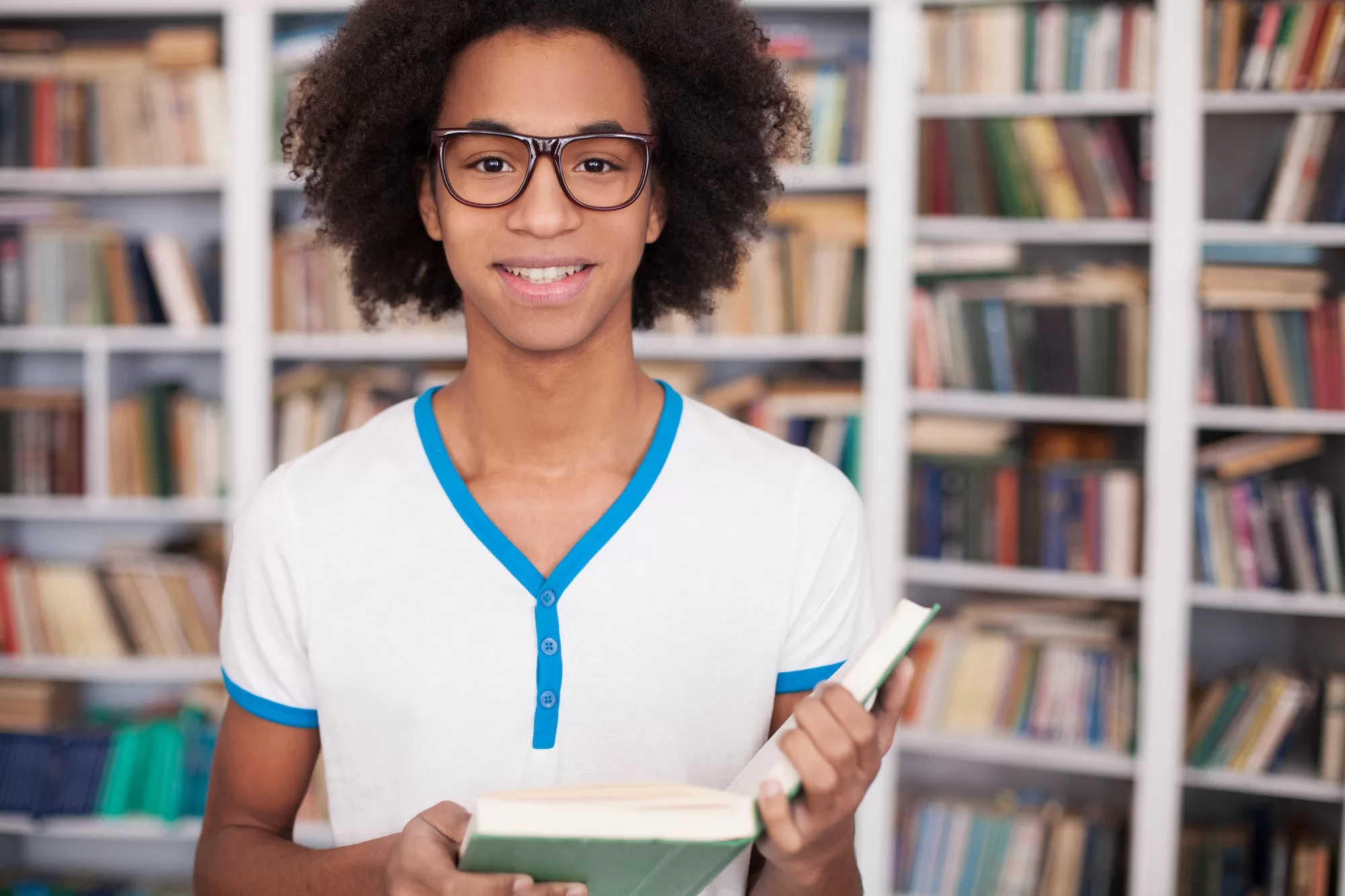 Student in library. Unlock Your Potential with MTC Bursaries