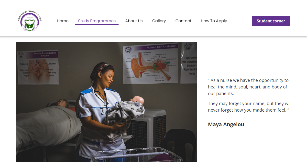 The Philosophy and Mission of I-Care Health Training Institute