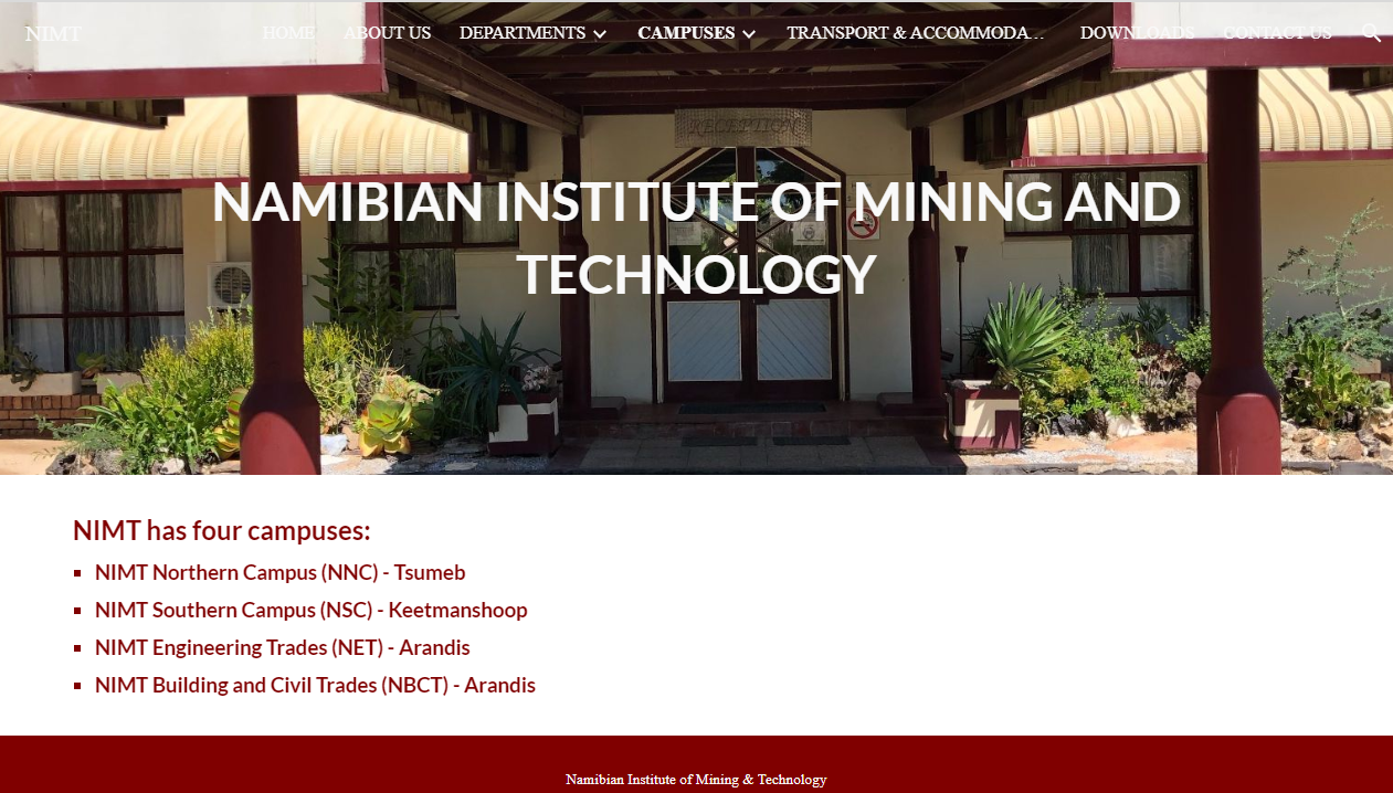 Navigating the diverse NIMT Campuses unfolds a rich tapestry of opportunities for aspiring artisans and supervisors.