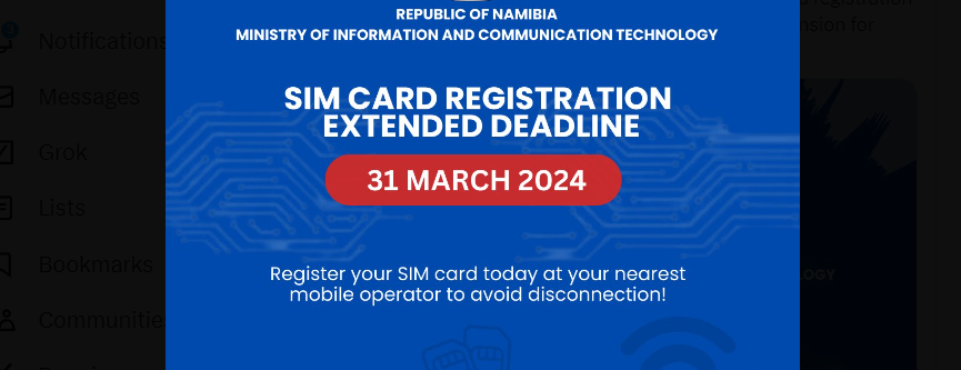 Extend the deadline for SIM Card Registration