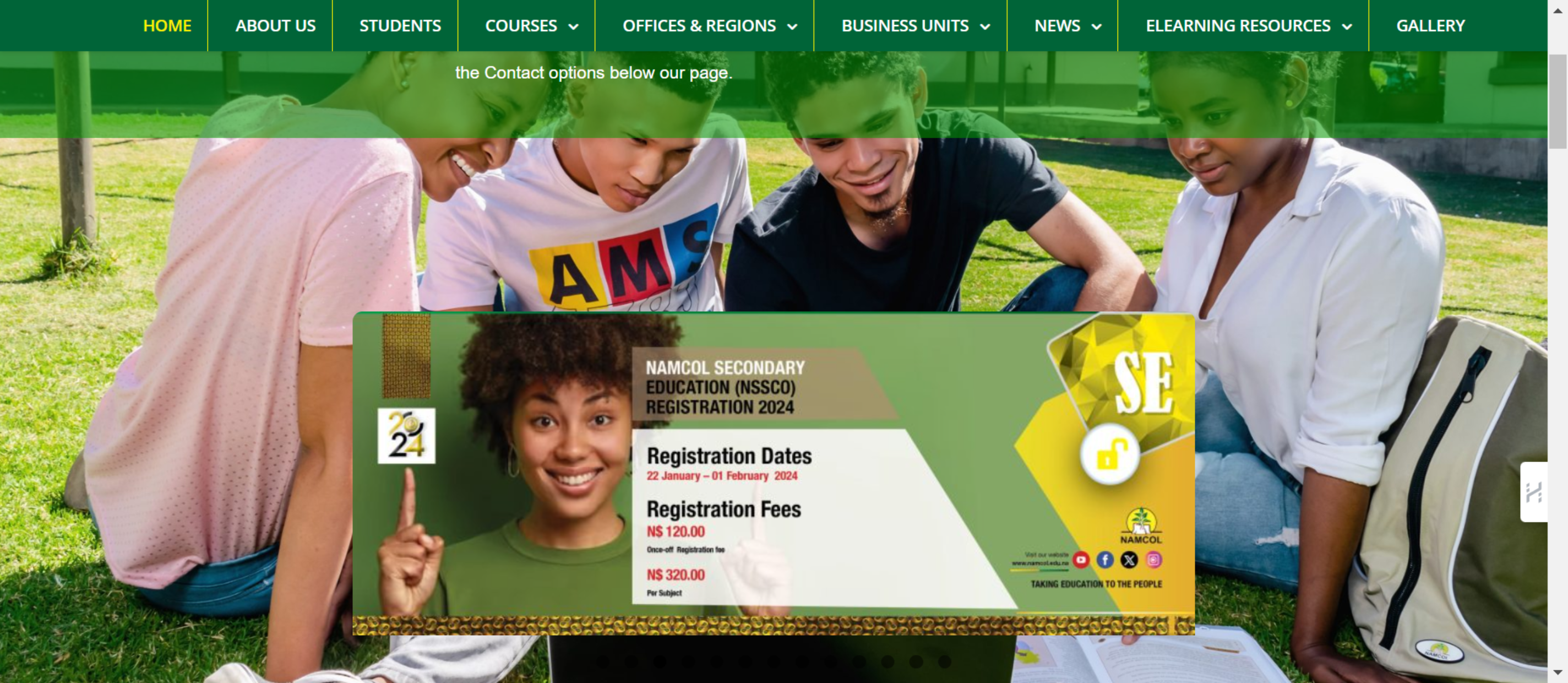 Available Subjects and Codes For NAMCOL Grade 11 Registration 2024