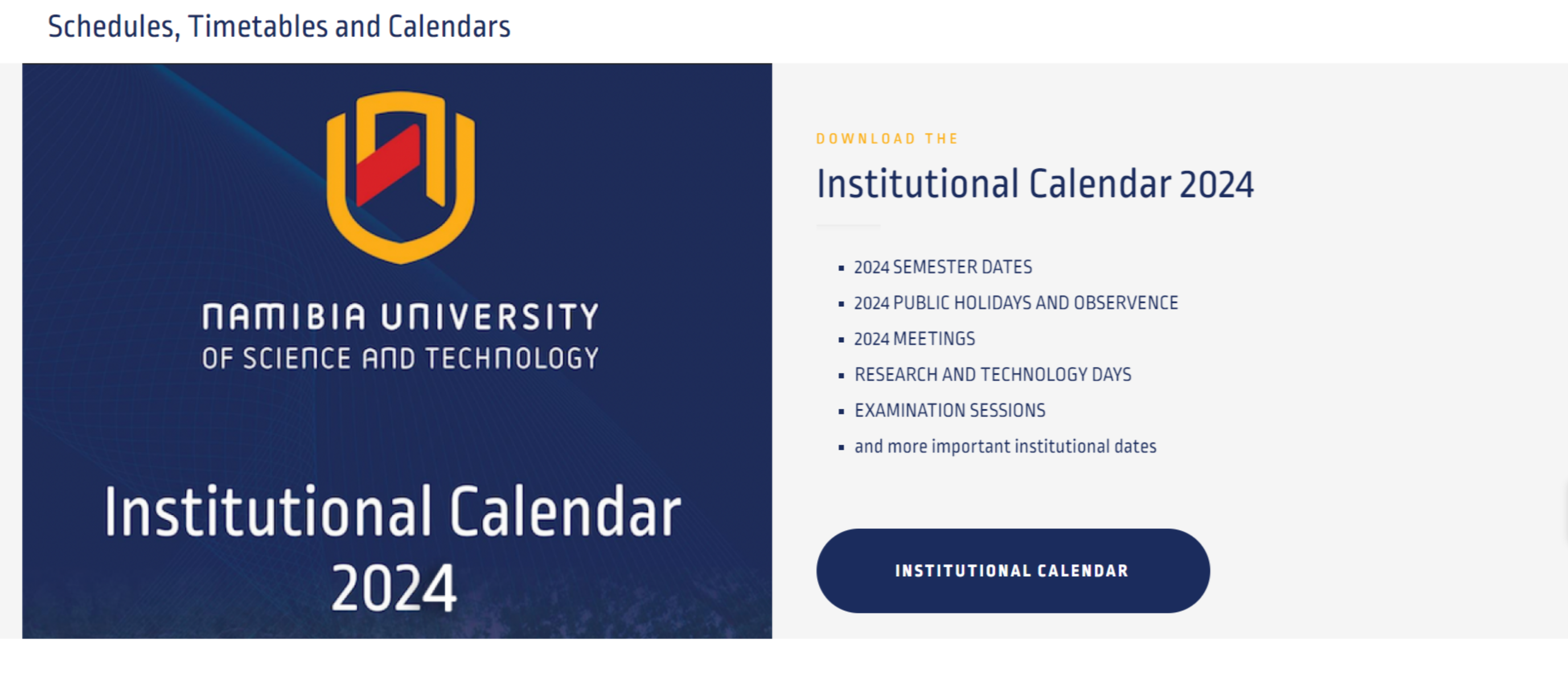 Navigating through NUST timetables and calendars is essential for a successful academic journey.