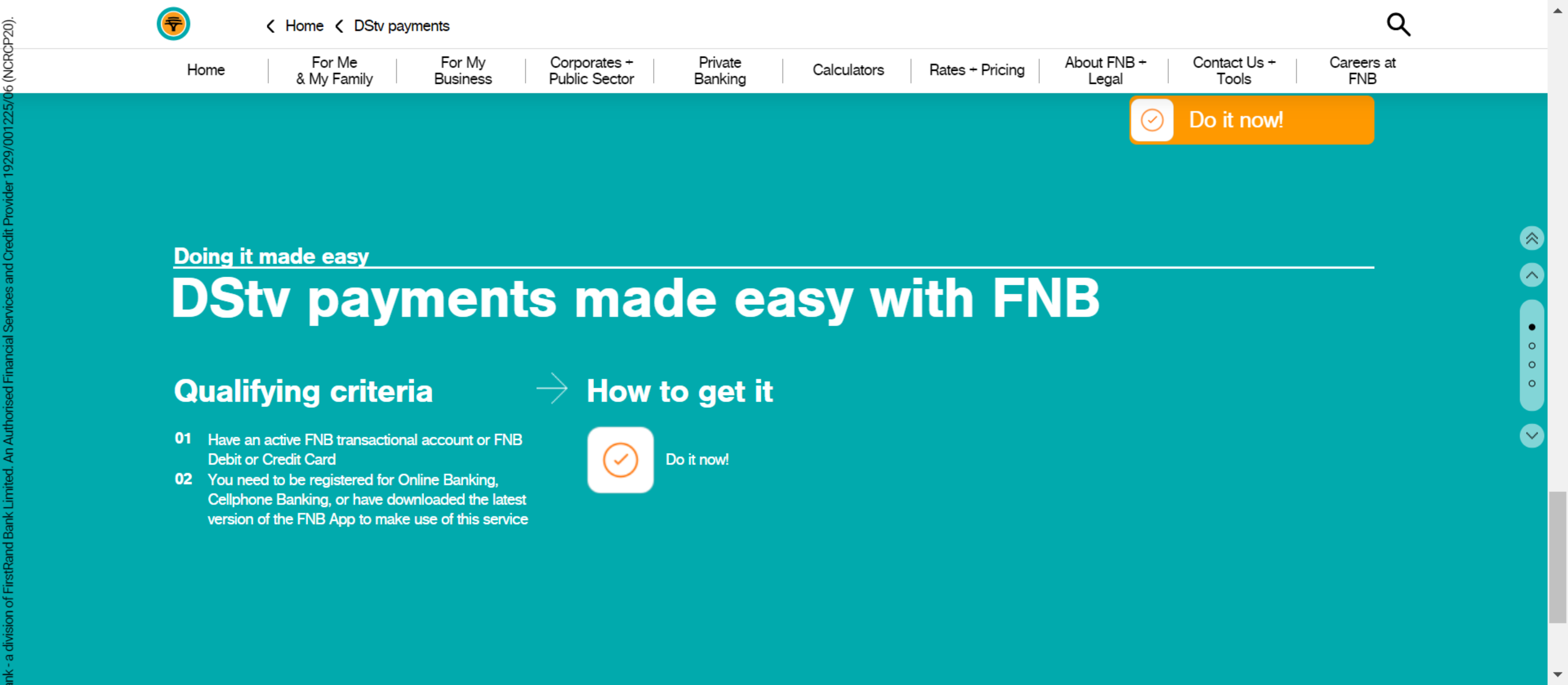 How to Pay DSTV on FNB App