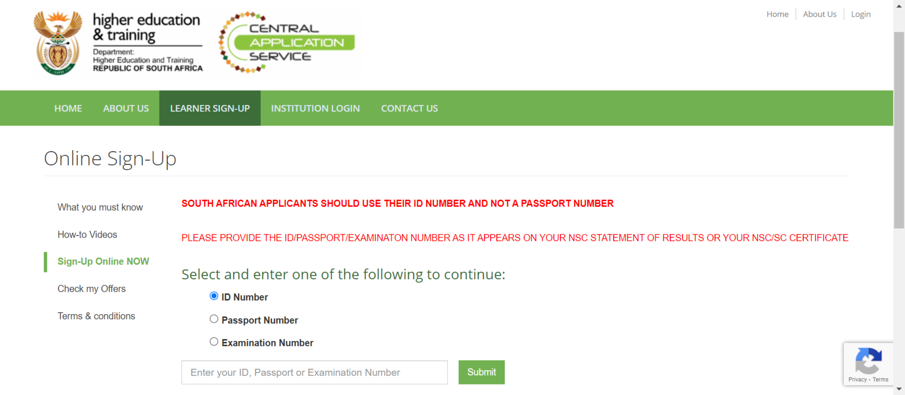 Sign-Up Period and Opening Dates (How do I apply for CACH?)