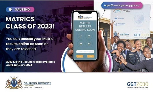 Gauteng Provincial Government Matric Results Online System