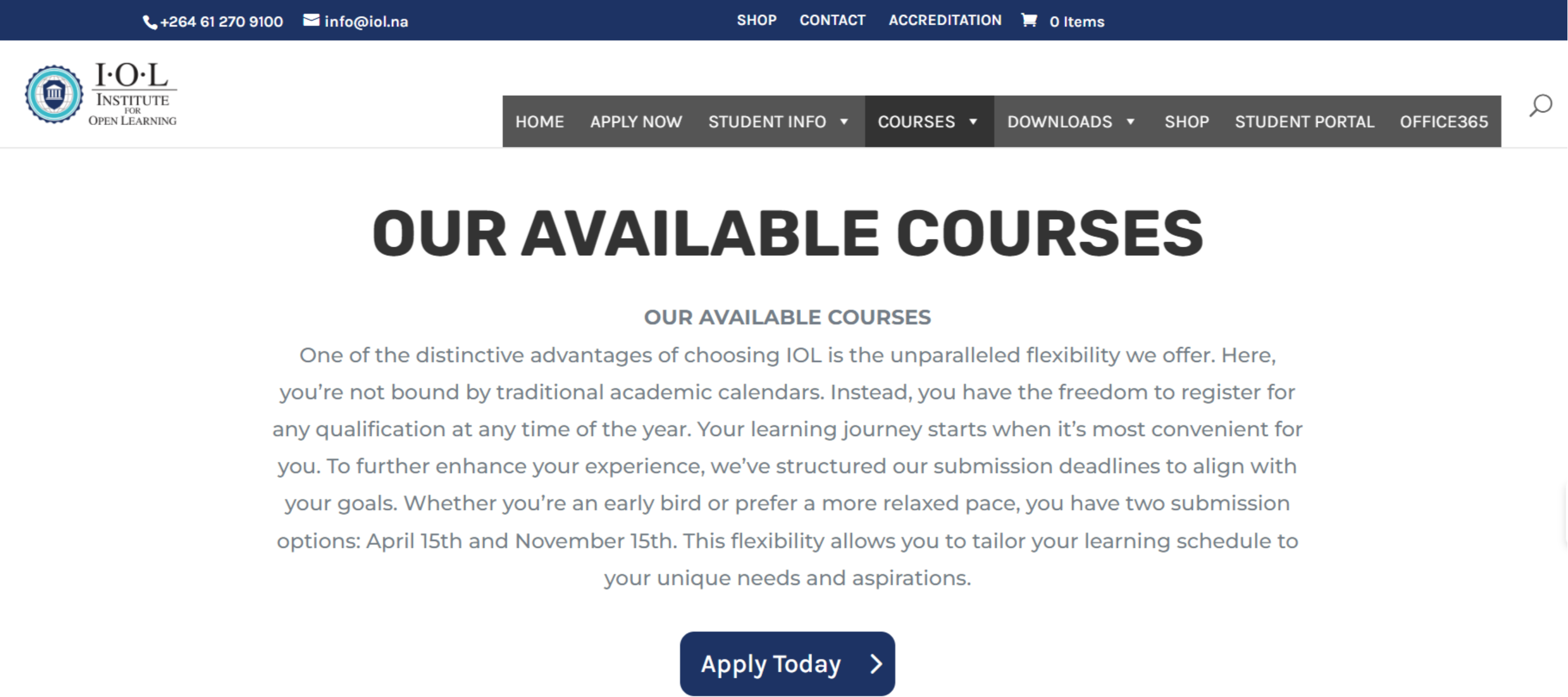 Explore the vast array of IOL courses, embrace flexibility, and embark on a transformative educational journey with Institute for Open Learning.