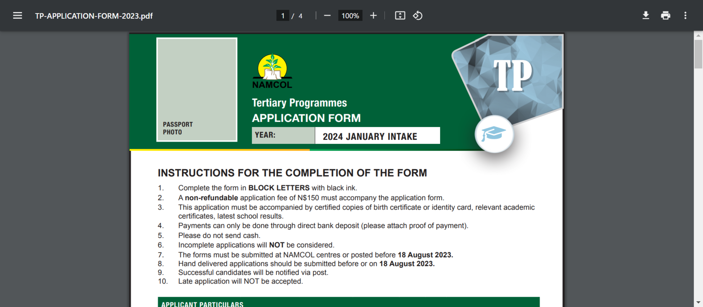 By following these guidelines and choosing the right programme, you can embark on your educational journey with NAMCOL (www.namcol.edu.na application form 2023)