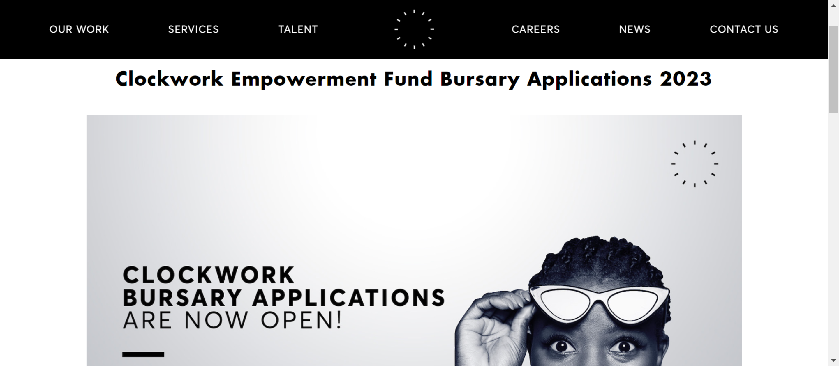 How can I apply for the Clockwork Empowerment Fund Bursary