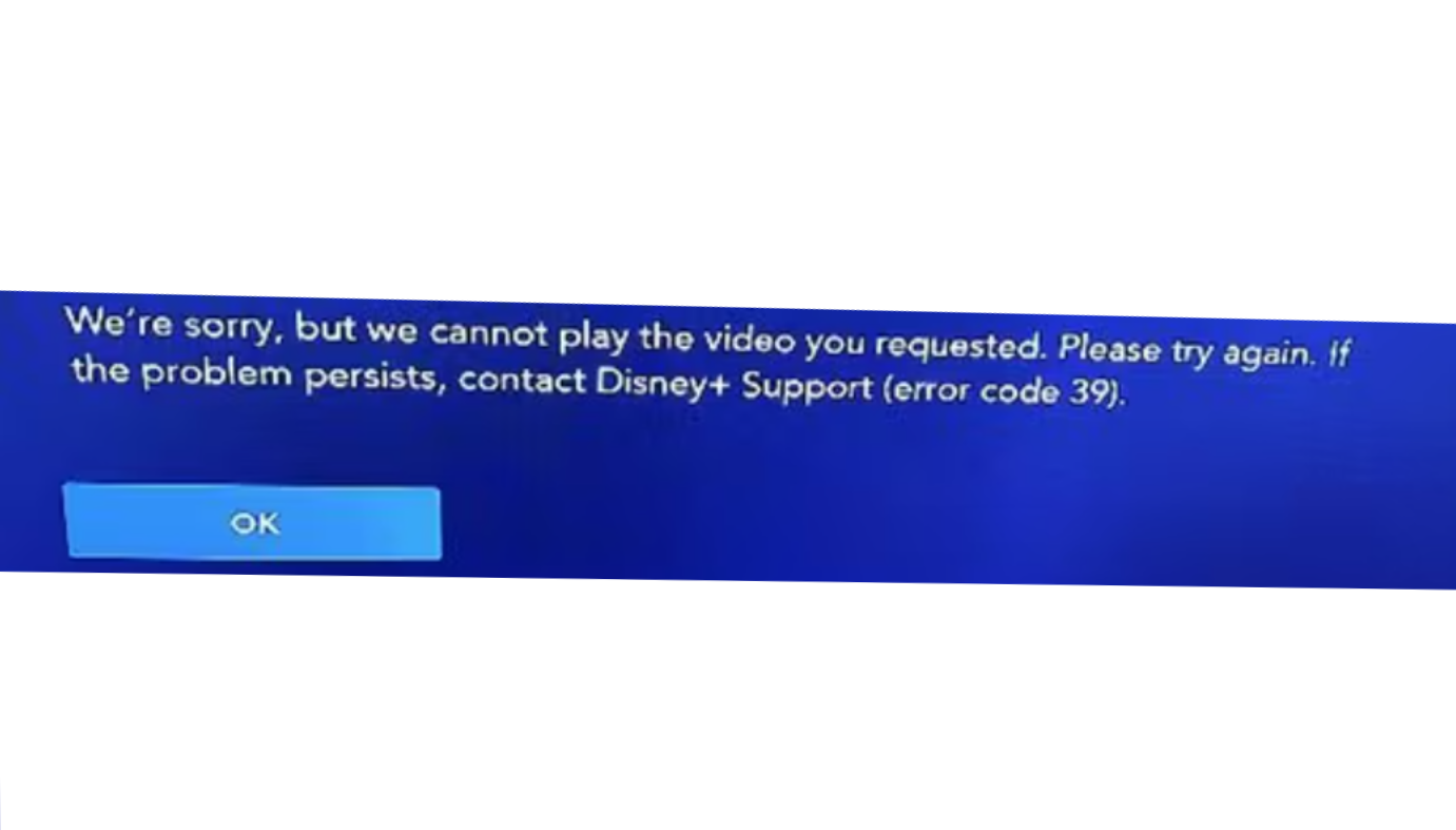 What is error code 39 on Disney plus (FAQs About Error Code 39 on Disney Plus)