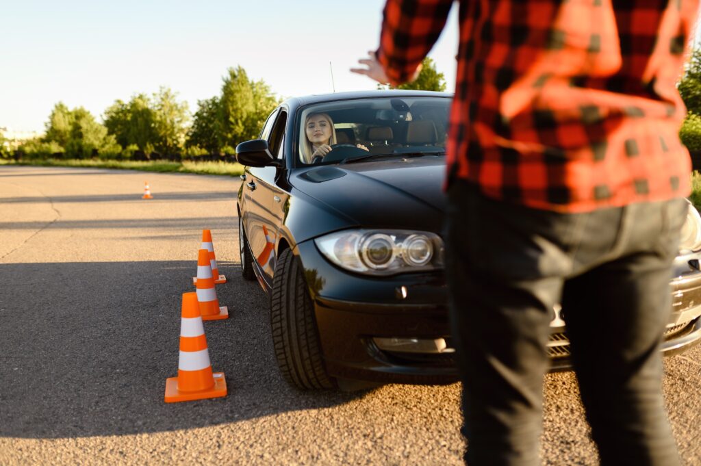 Student passes between cones, Expert K53 Tips and Strategies for Acing the K53 Test - Absolutely Free!